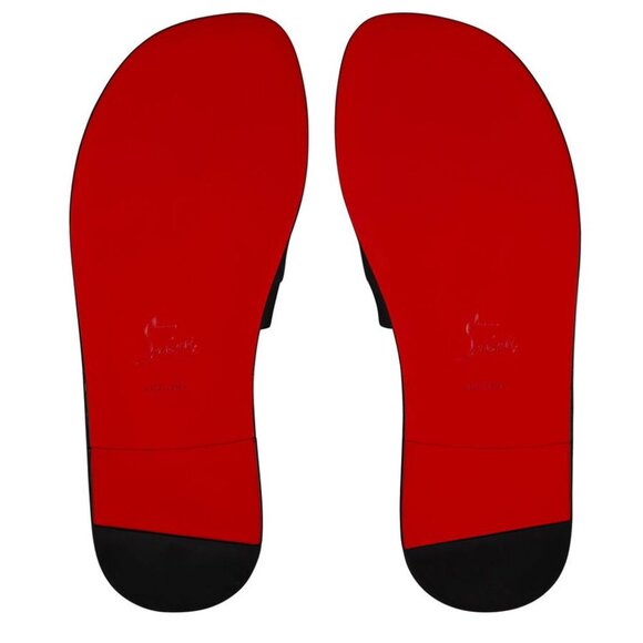 Christian Louboutin Chambelimuly Mules Flat In Leather IT 40 Men - Picture 3 of 5